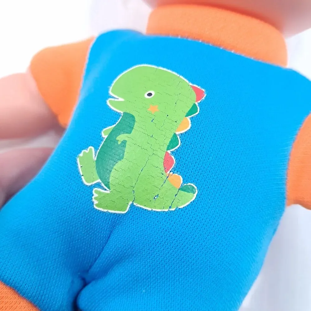 Walmart My Sweet Love baby doll boy dinosaur Blue orange outfit Wal-mart soft